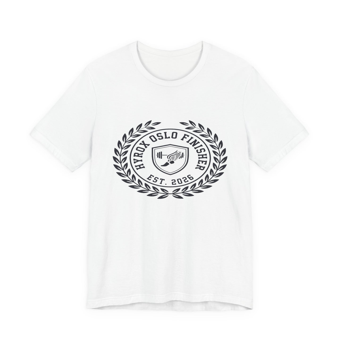Tee HYROX Oslo Finisher — détail inscription | hybriddept