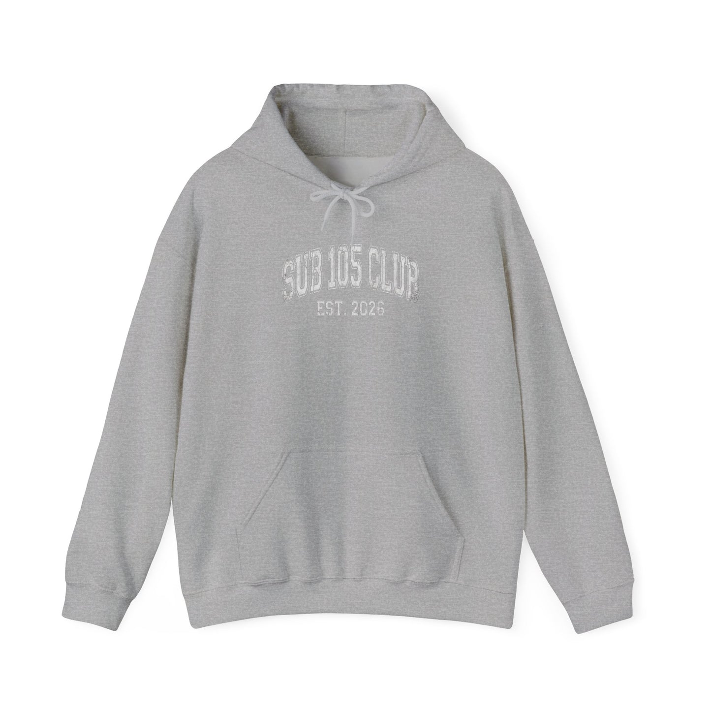 Hoodie SUB 105 Club — détail inscription | hybriddept