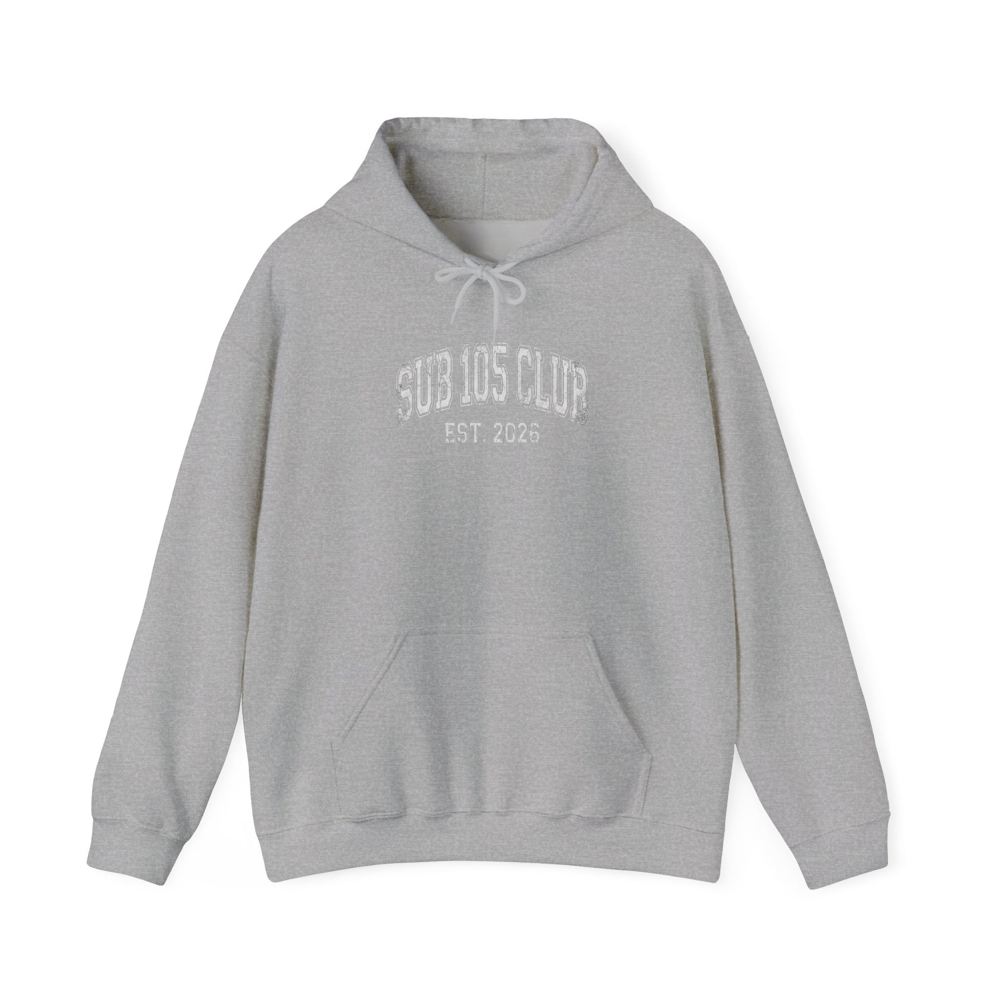 Hoodie SUB 105 Club — détail inscription | hybriddept