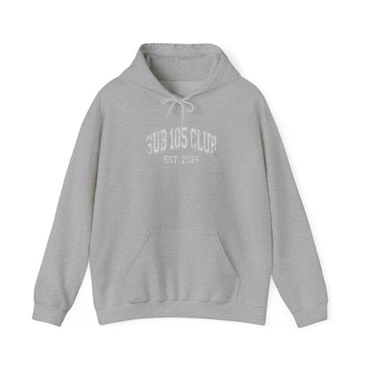 Hoodie SUB 105 Club — détail inscription | hybriddept