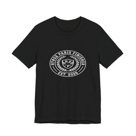 Tee HYROX Paris Finisher — front view | hybriddept