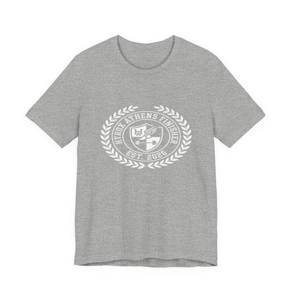 Tee HYROX Athens Finisher — détail inscription | hybriddept
