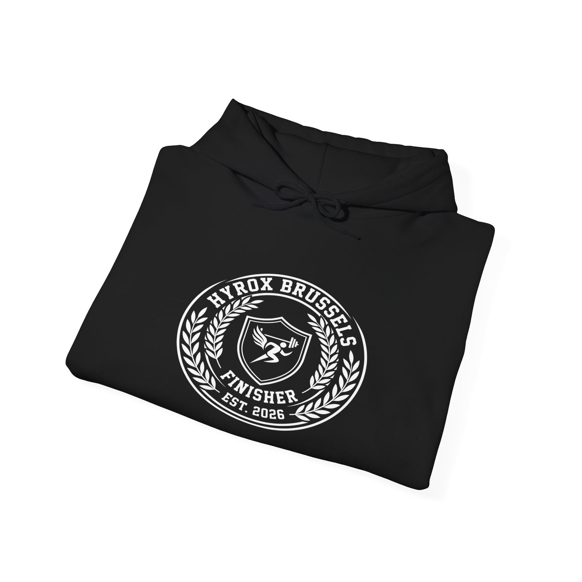 Hoodie HYROX Brussels Finisher — photo produit | HybridDept