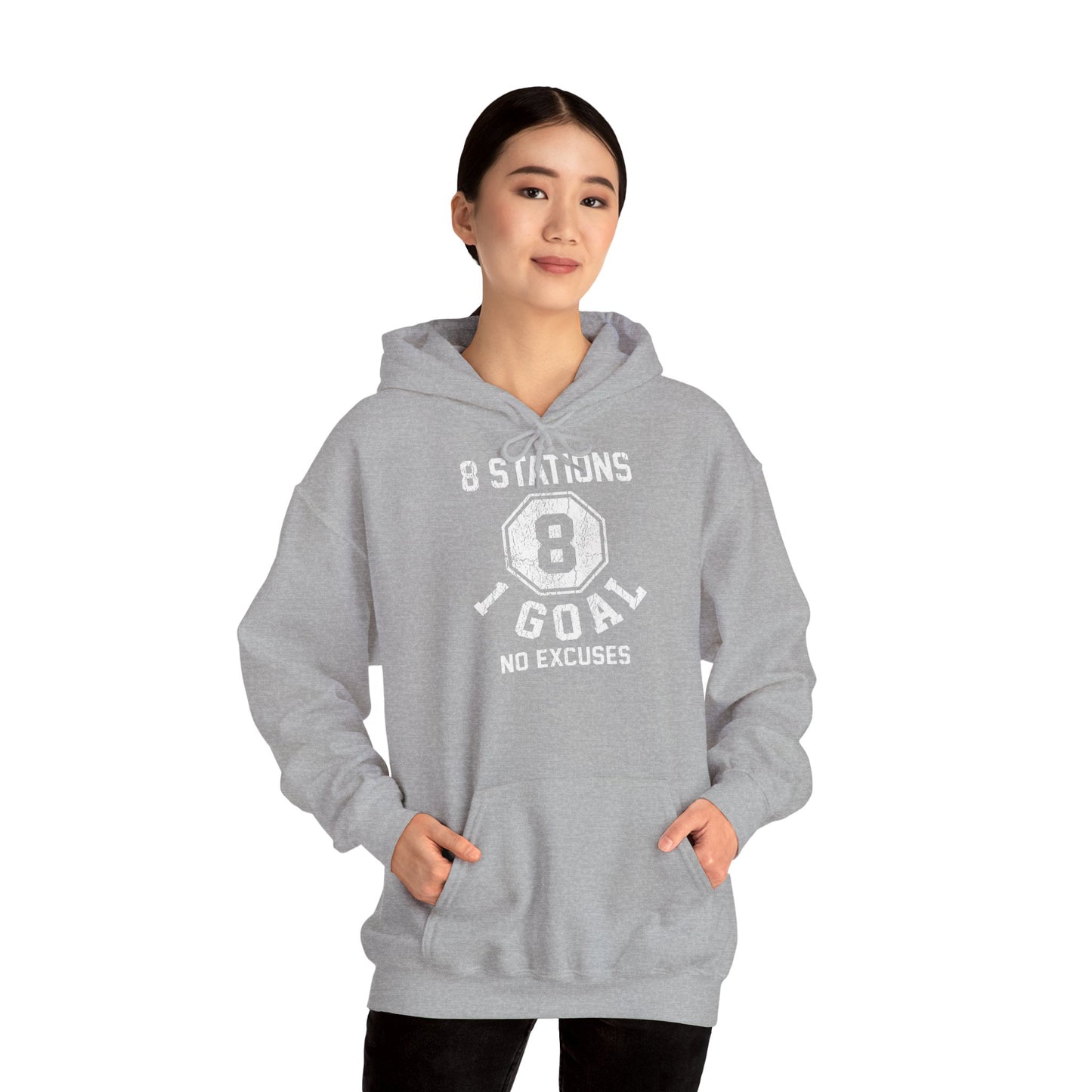 Hoodie 8 Stations 1 Goal — photo produit | HybridDept
