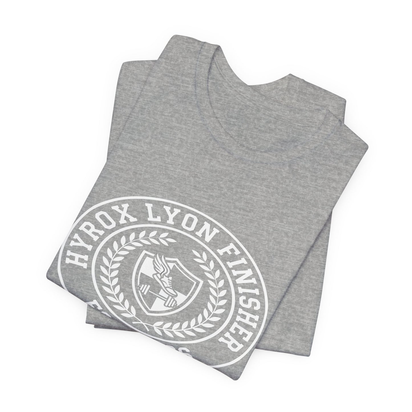 Tee HYROX Lyon Finisher — photo produit | HybridDept
