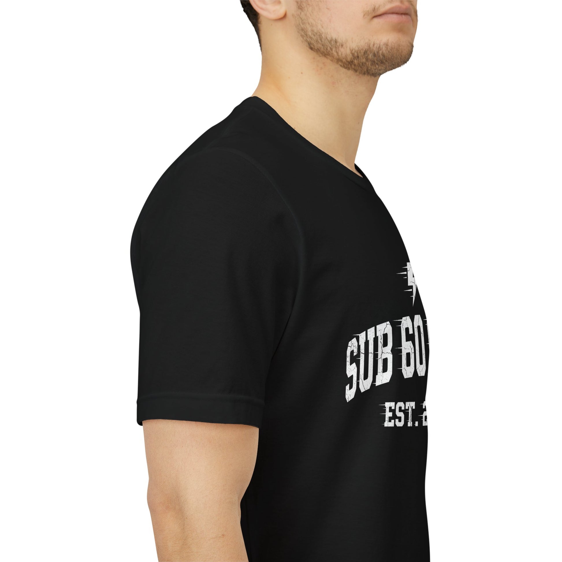 Tee SUB 60 Club — détail capuche | hybriddept
