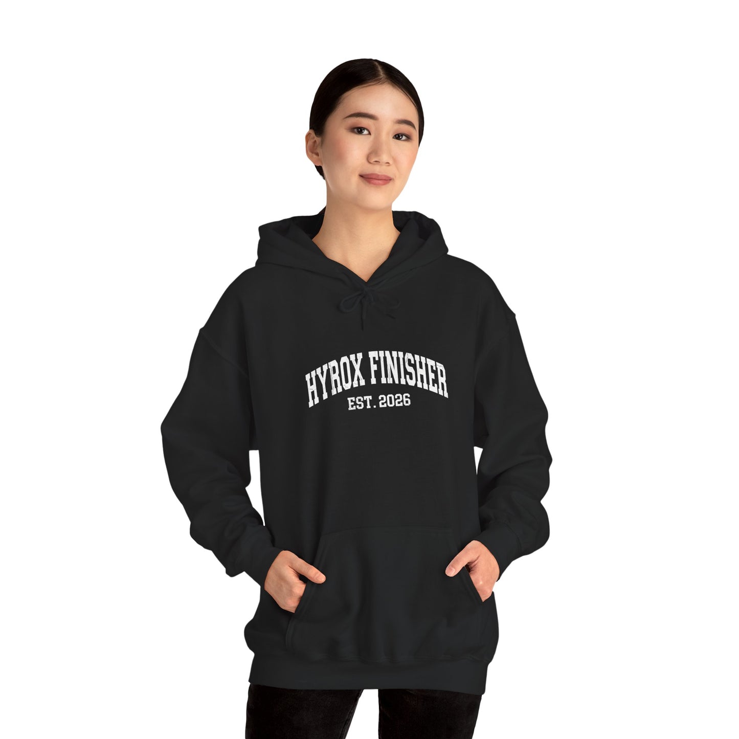 Hoodie HYROX Finisher — side view | hybriddept
