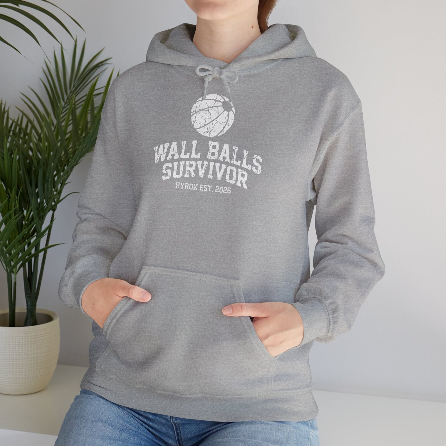 Hoodie Wall Balls Survivor — photo produit | HybridDept