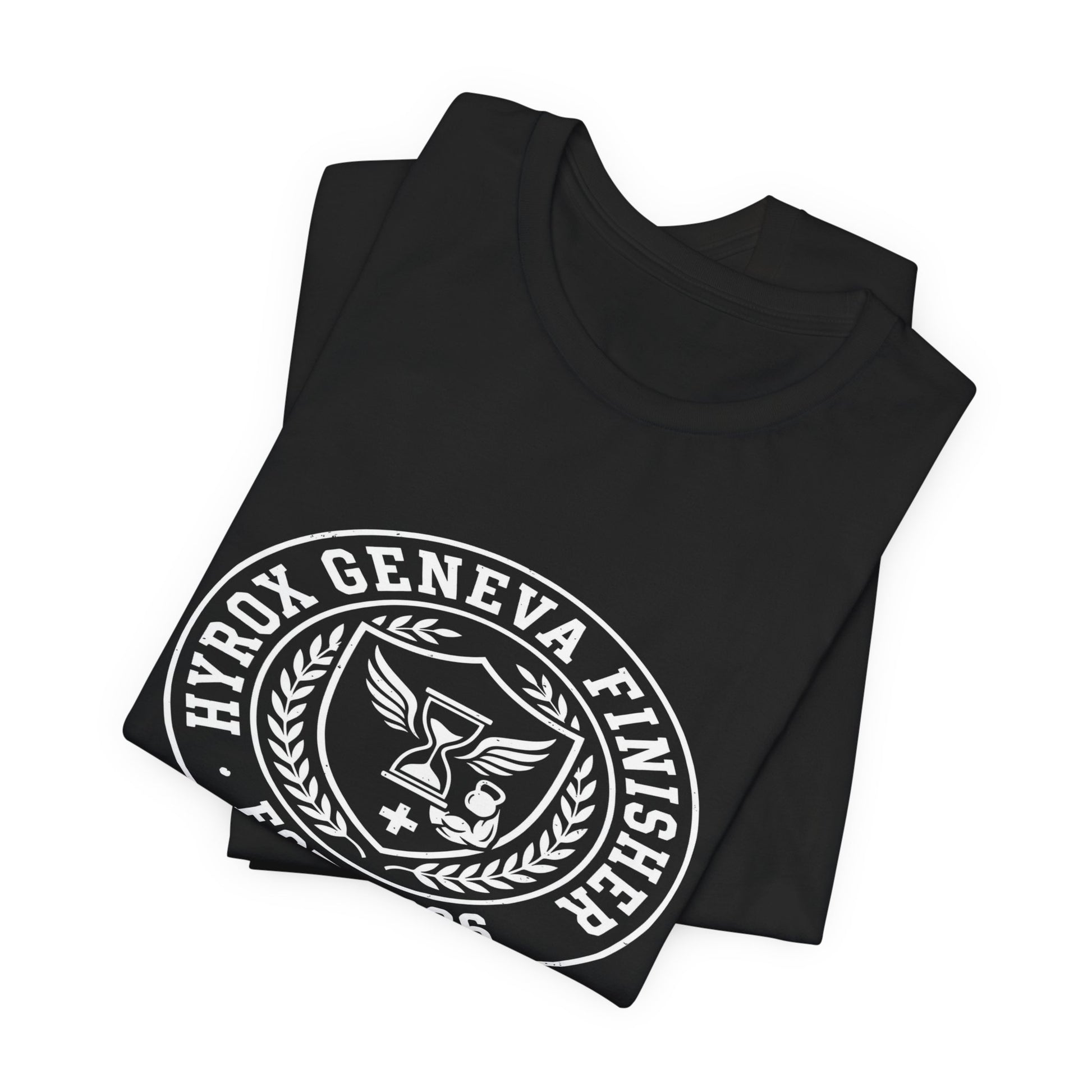 Tee HYROX Geneva Finisher — détail capuche | hybriddept