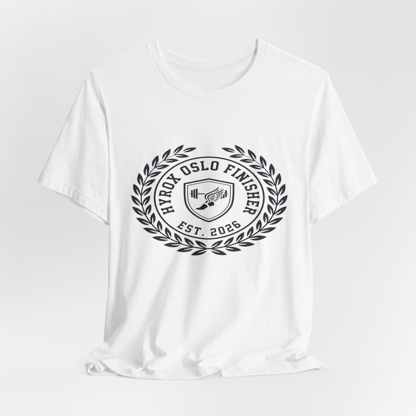 Tee HYROX Oslo Finisher — side view | hybriddept