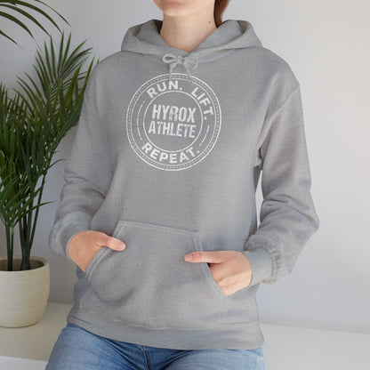 Hoodie Run Lift Repeat — photo produit | HybridDept