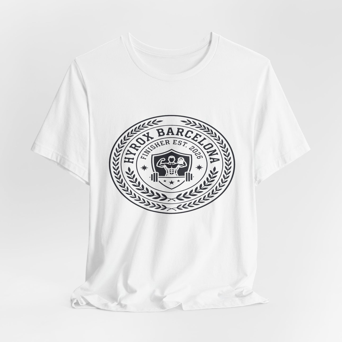 Tee HYROX Barcelona Finisher — vue lifestyle | HybridDept