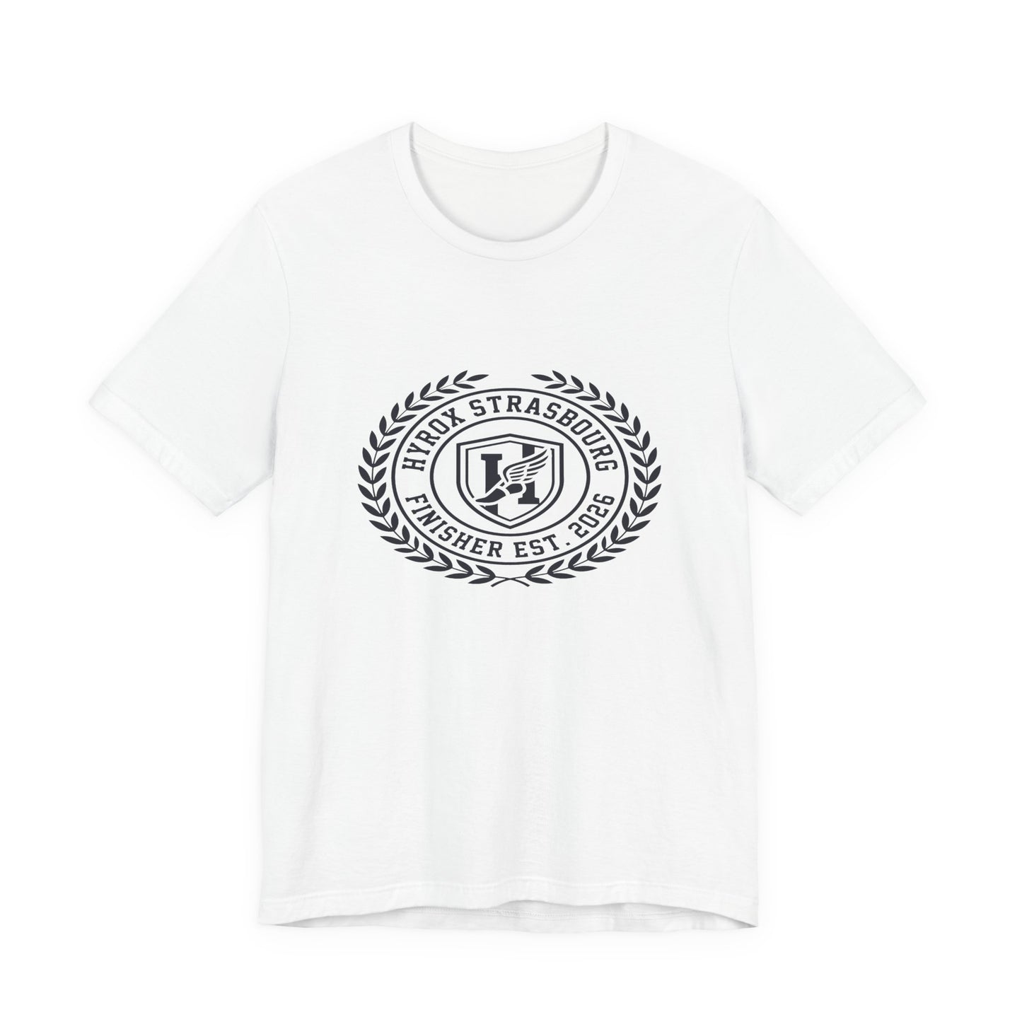 Tee HYROX Strasbourg Finisher — back view | hybriddept
