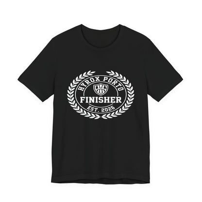 Tee HYROX Porto Finisher — front view | hybriddept