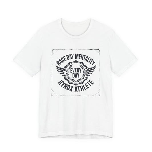 Tee Race Day Mentality — back view | hybriddept