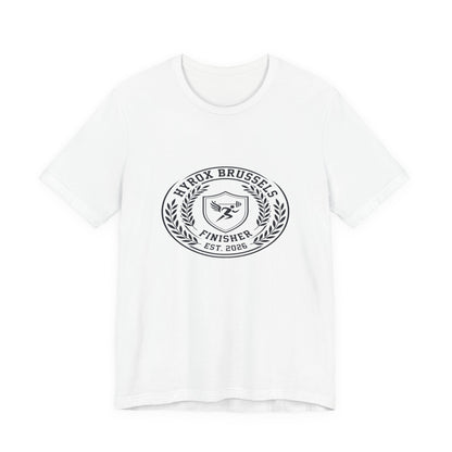 Tee HYROX Brussels Finisher — détail inscription | hybriddept