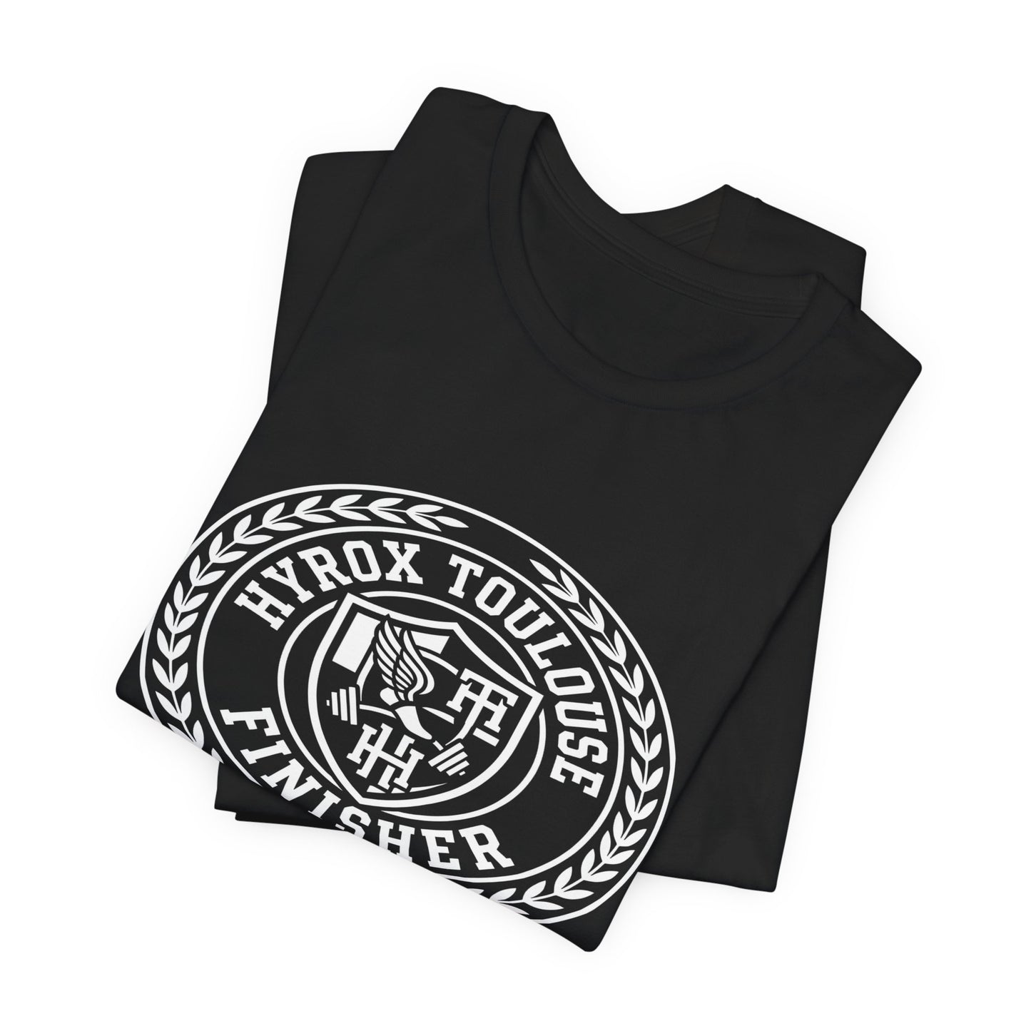 Tee HYROX Toulouse Finisher — détail capuche | hybriddept