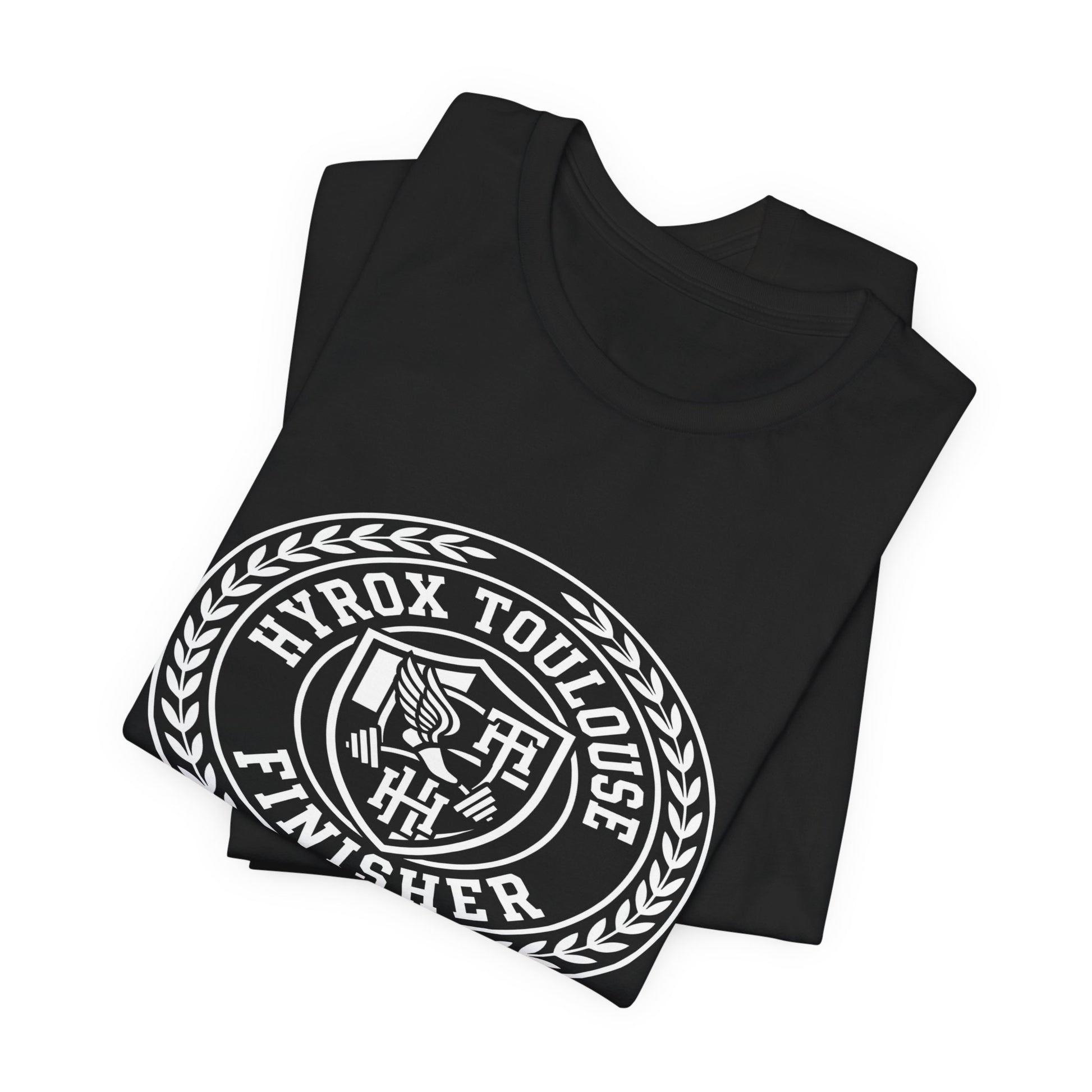 Tee HYROX Toulouse Finisher — détail capuche | hybriddept