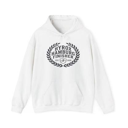 Hoodie HYROX Hamburg Finisher — back view | hybriddept