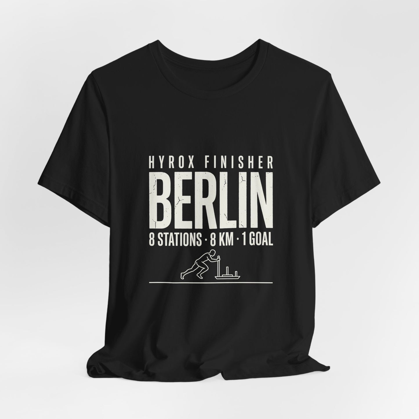 HYROX Berlin Finisher Tee - Distressed Runner
