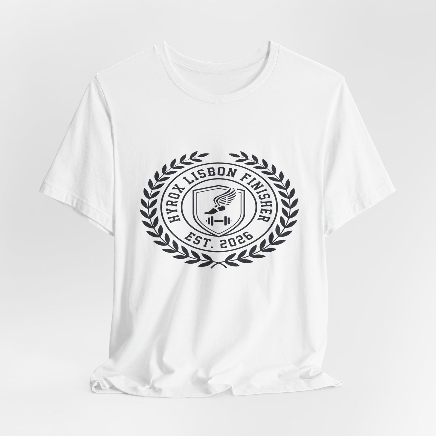 Tee HYROX Lisbon Finisher — side view | hybriddept