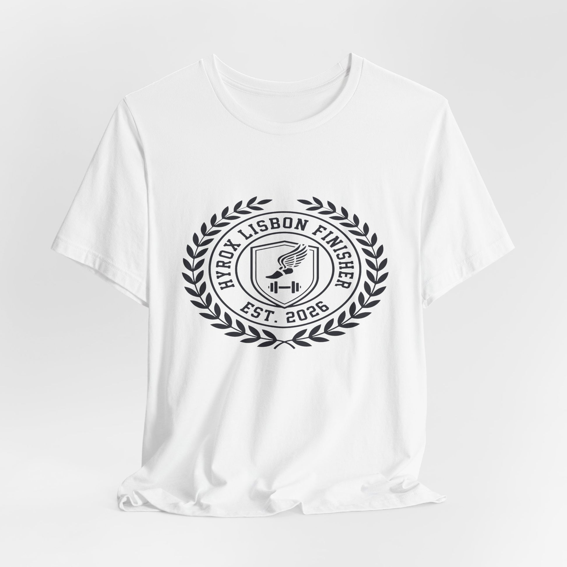 Tee HYROX Lisbon Finisher — side view | hybriddept