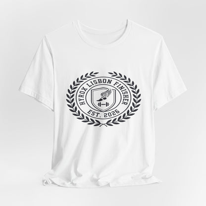 Tee HYROX Lisbon Finisher — side view | hybriddept