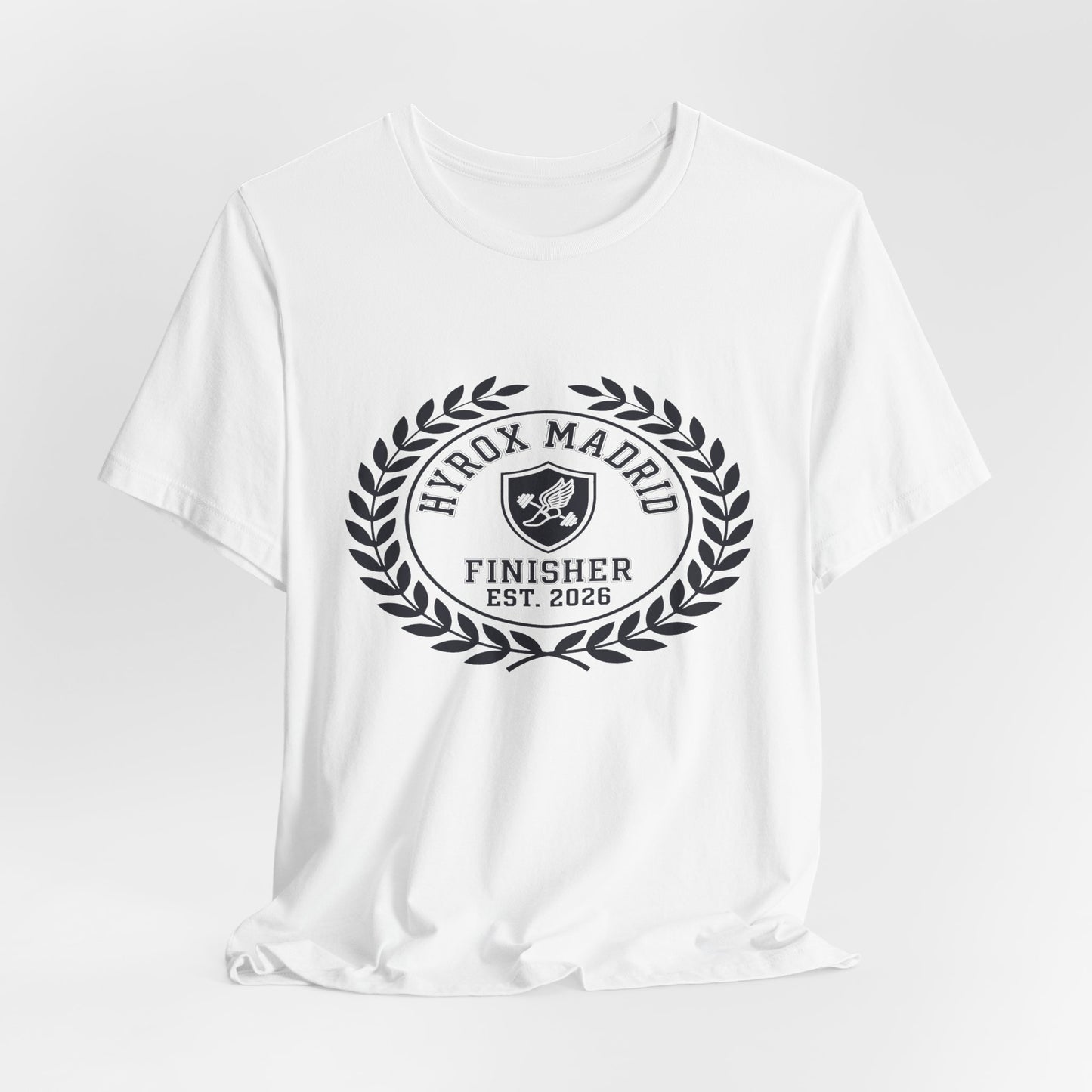 Tee HYROX Madrid Finisher — photo produit | HybridDept