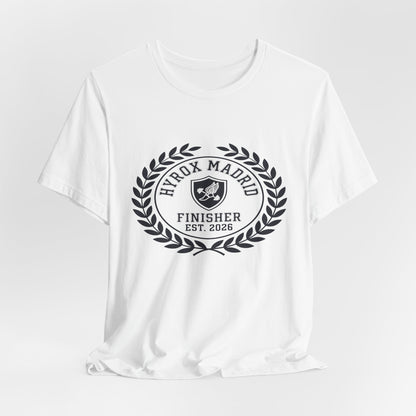 Tee HYROX Madrid Finisher — photo produit | HybridDept
