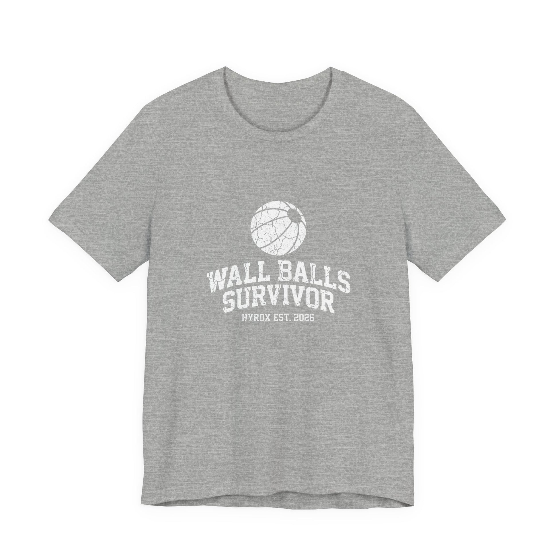 Tee Wall Balls Survivor — détail inscription | hybriddept