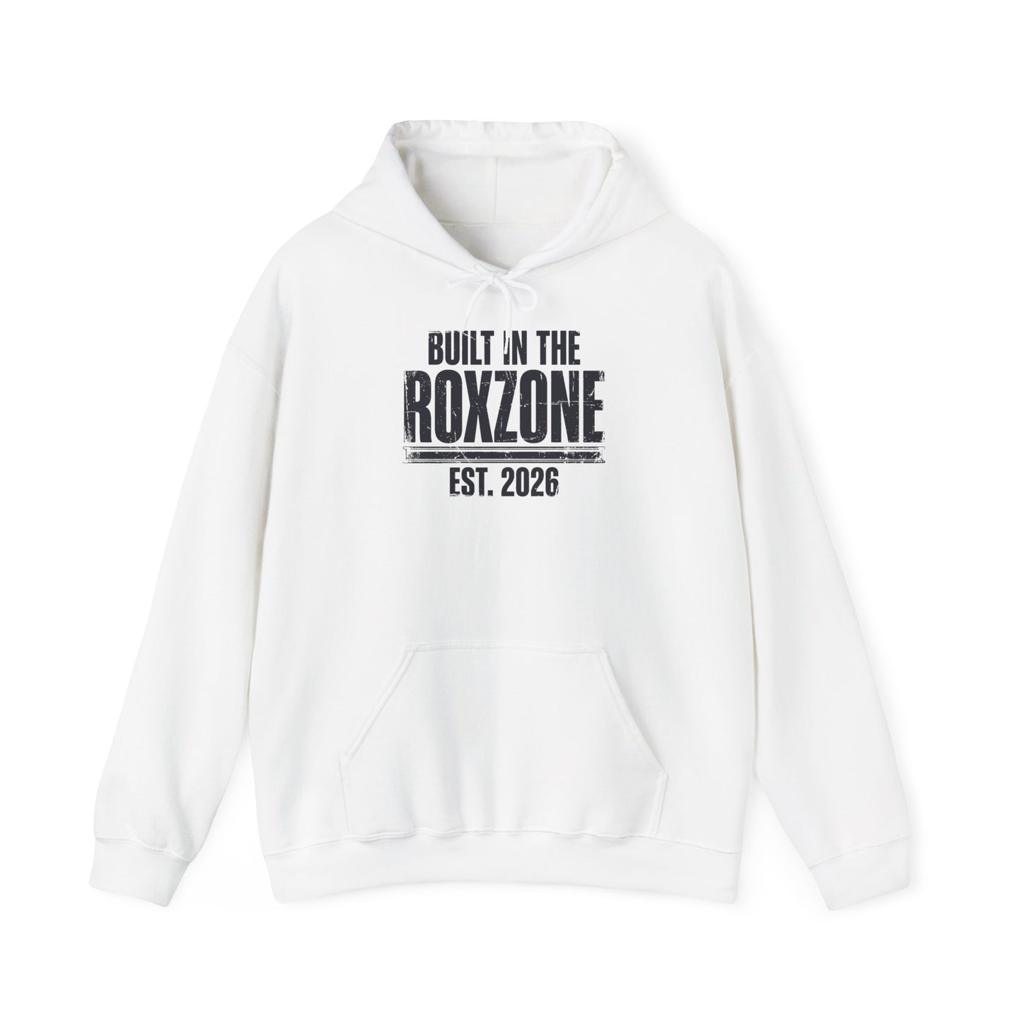 Hoodie Built In The Roxzone — back view | hybriddept