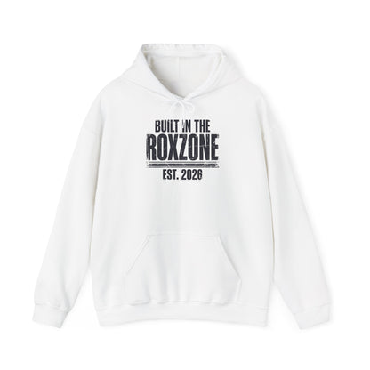 Hoodie Built In The Roxzone — back view | hybriddept