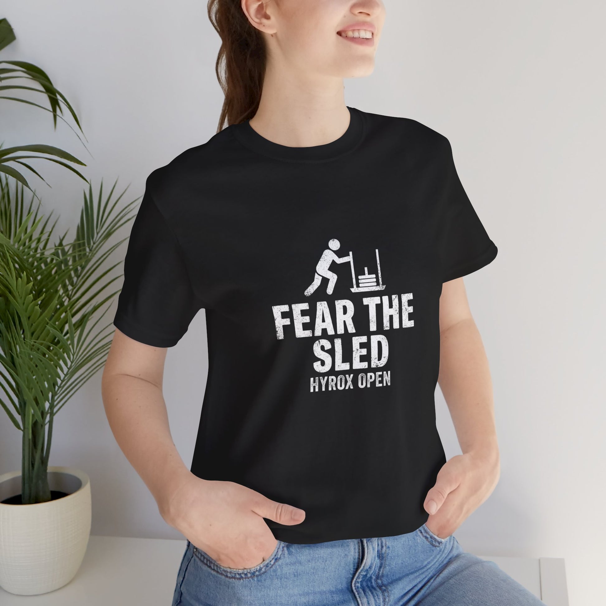 Tee Fear The Sled — side view | hybriddept