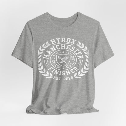 Tee HYROX Manchester Finisher — photo produit | HybridDept