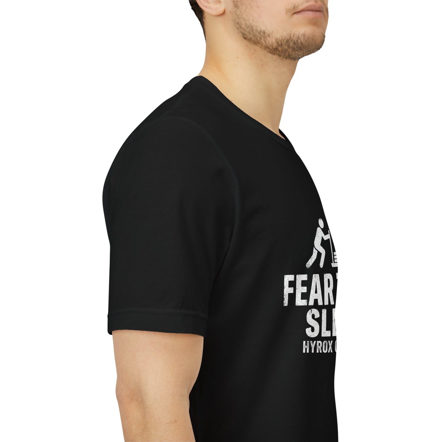 Tee Fear The Sled — détail capuche | hybriddept