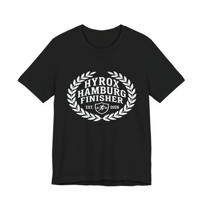 Tee HYROX Hamburg Finisher — front view | hybriddept