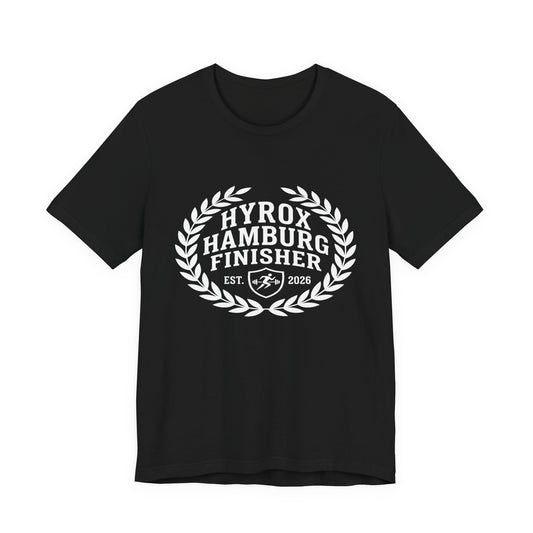 Tee HYROX Hamburg Finisher — front view | hybriddept