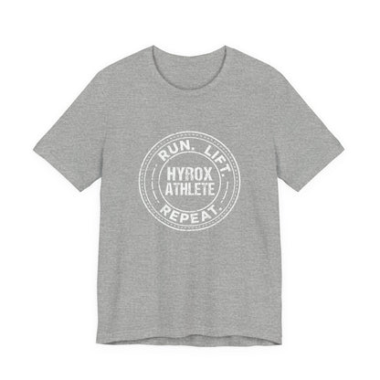 Tee Run Lift Repeat — front view | hybriddept