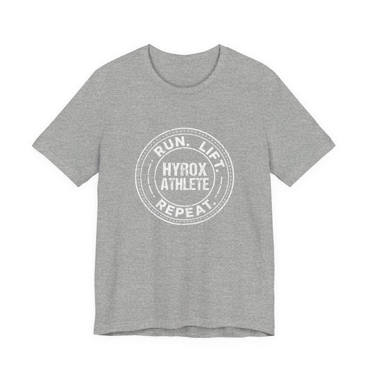 Tee Run Lift Repeat — front view | hybriddept