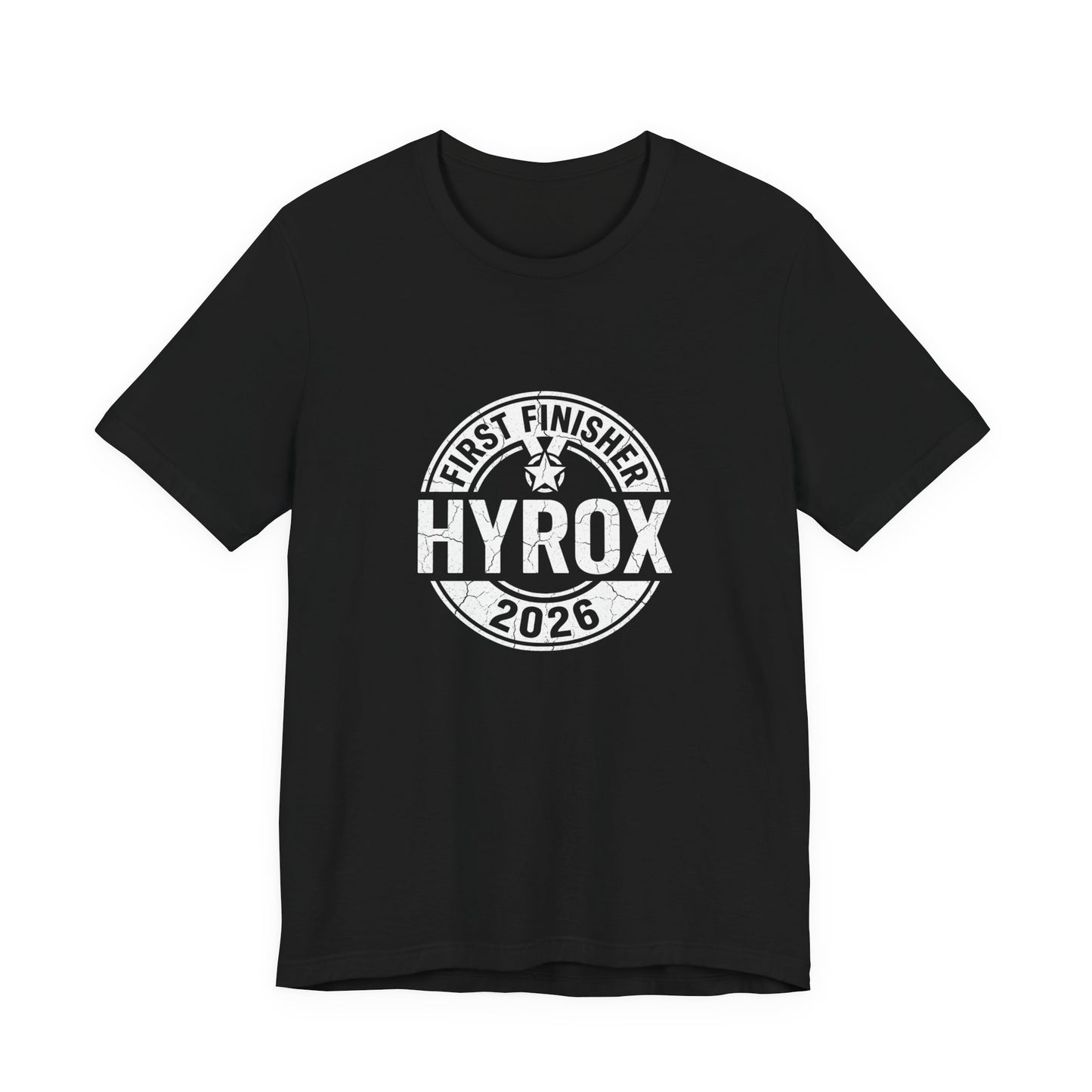 Tee First Finisher — front view | hybriddept