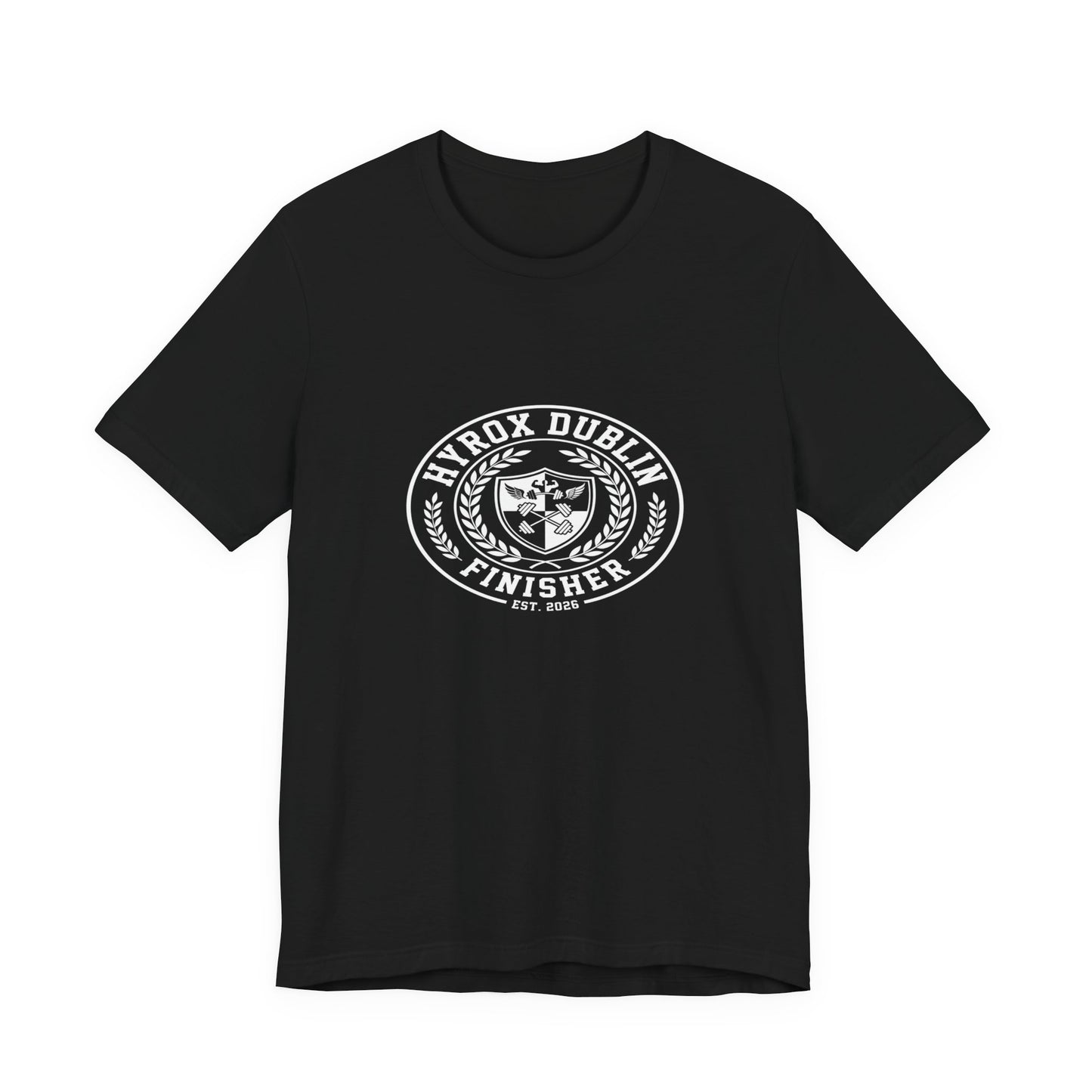 Tee HYROX Dublin Finisher — back view | hybriddept