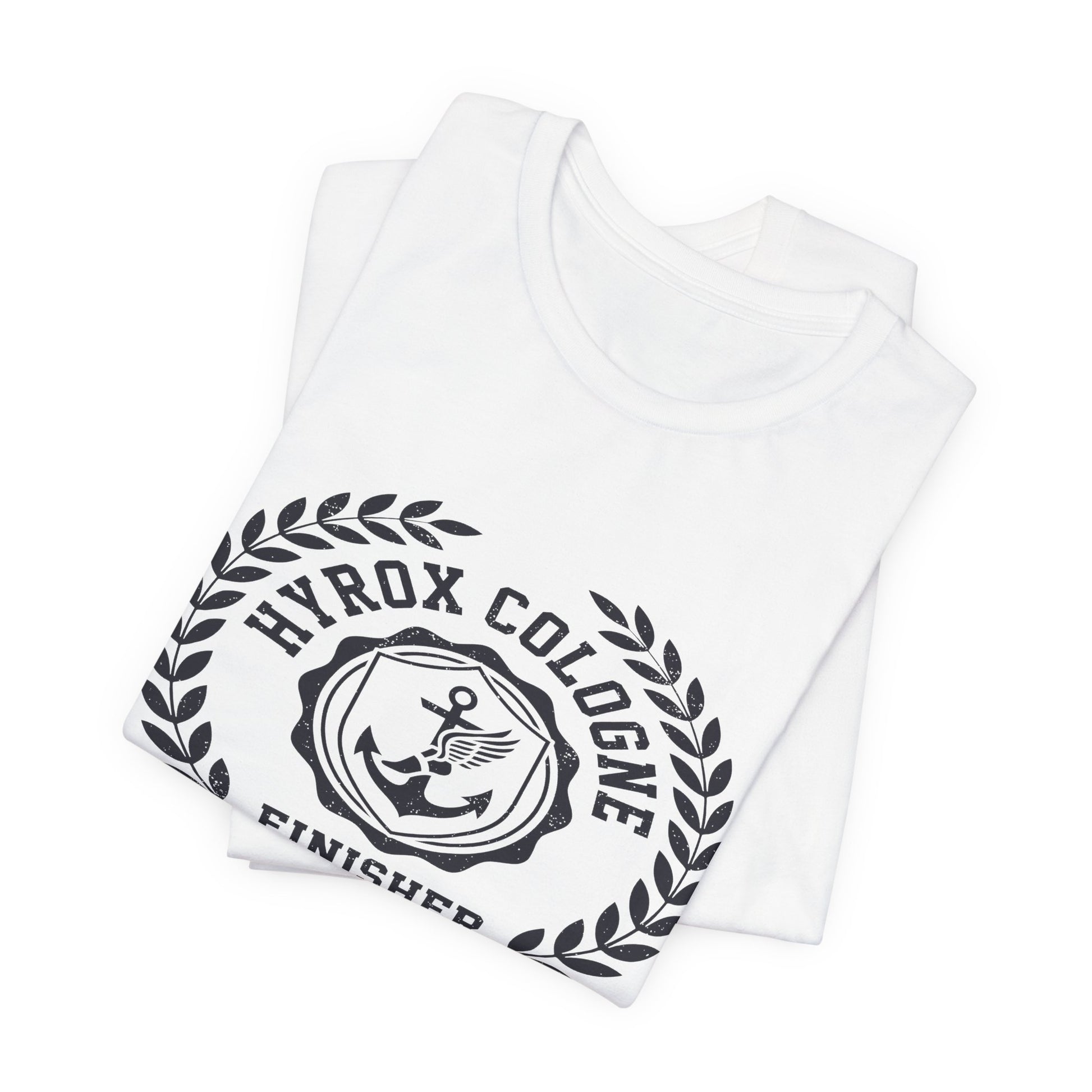Tee HYROX Cologne Finisher — fabric detail | hybriddept
