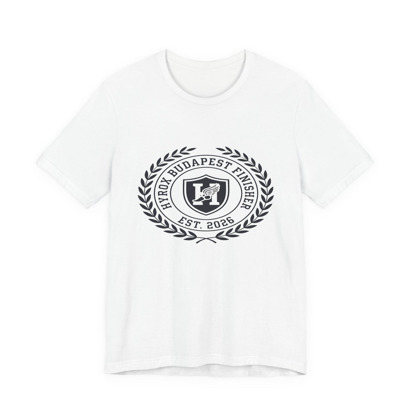 Tee HYROX Budapest Finisher — back view | hybriddept