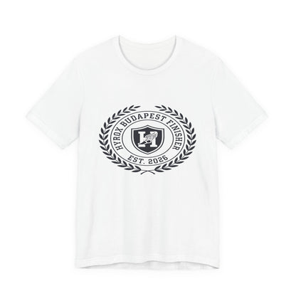 Tee HYROX Budapest Finisher — back view | hybriddept