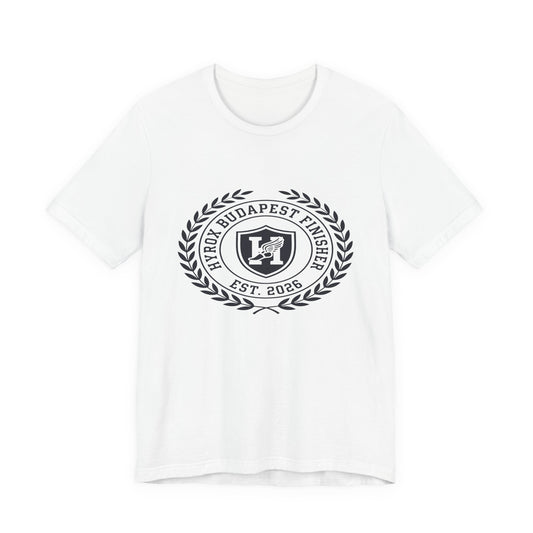 Tee HYROX Budapest Finisher — back view | hybriddept