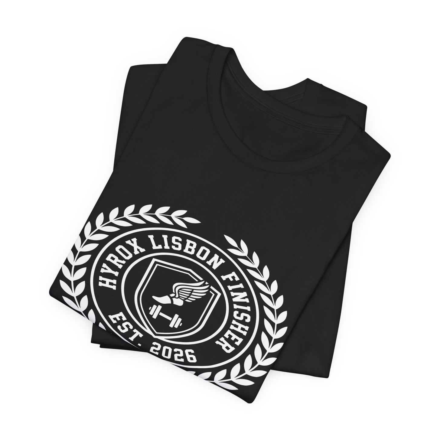 Tee HYROX Lisbon Finisher — photo produit | HybridDept
