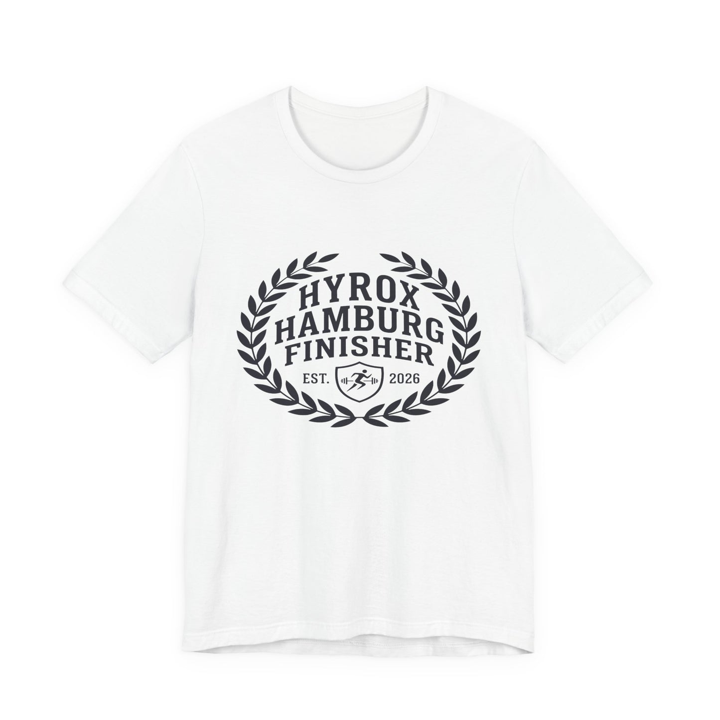 Tee HYROX Hamburg Finisher — back view | hybriddept
