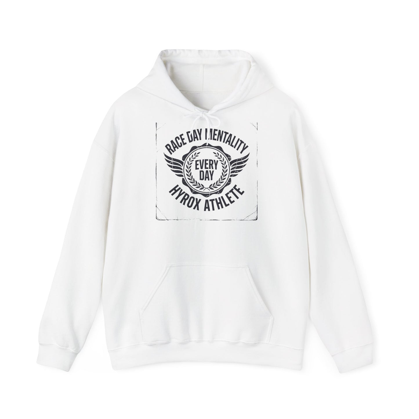 Hoodie Race Day Mentality — back view | hybriddept