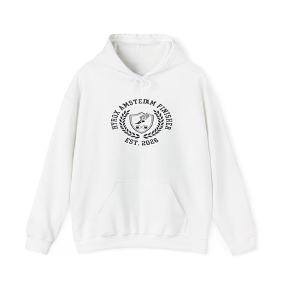 Hoodie HYROX Amsterdam Finisher — détail inscription | hybriddept