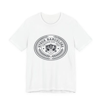Tee HYROX Barcelona Finisher — back view | hybriddept